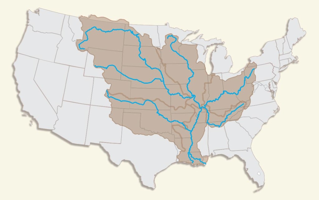 Mississippi river basin